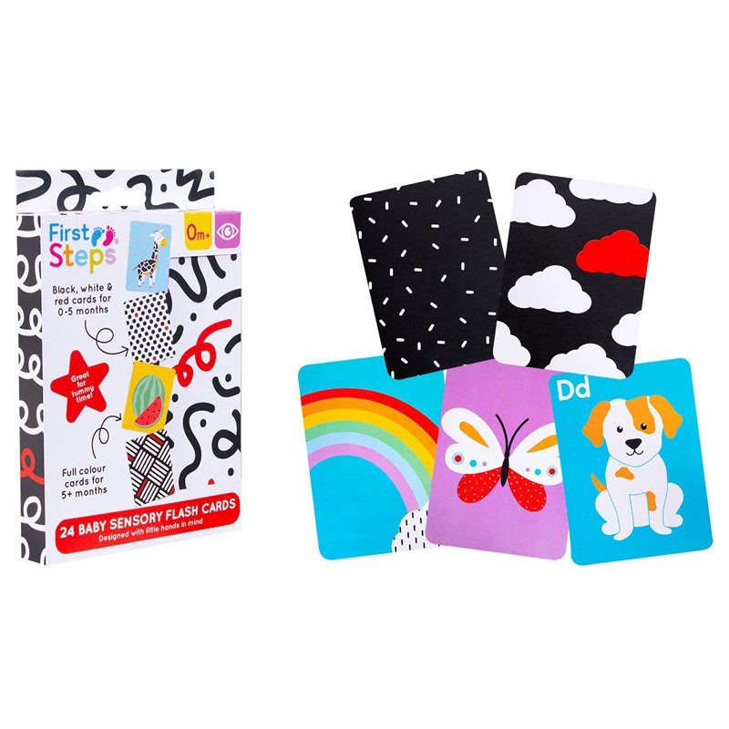 24 Baby Sensory Flash Cards