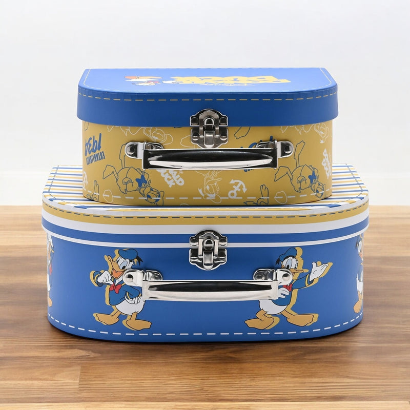 Disney Donald Duck Set of 2 Suitcase Storage Boxes