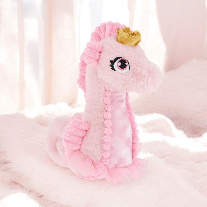 Keeleco Pink Seahorse Plush Toy (100% Recycled) - 25cm