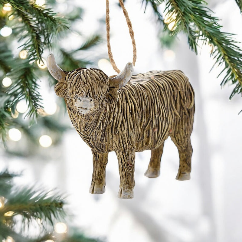 Highland Cow Hanging Decoration