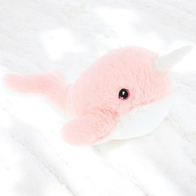 Keeleco Pink Narwhal Plush Toy (100% Recycled) - 25cm