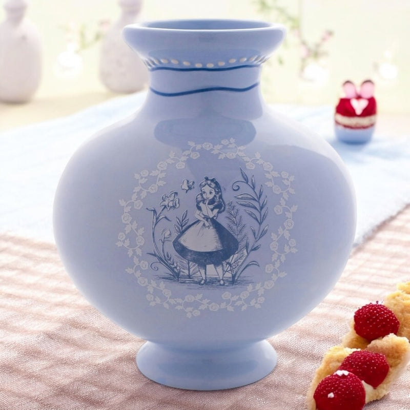 Disney Alice in Wonderland Blue Vase