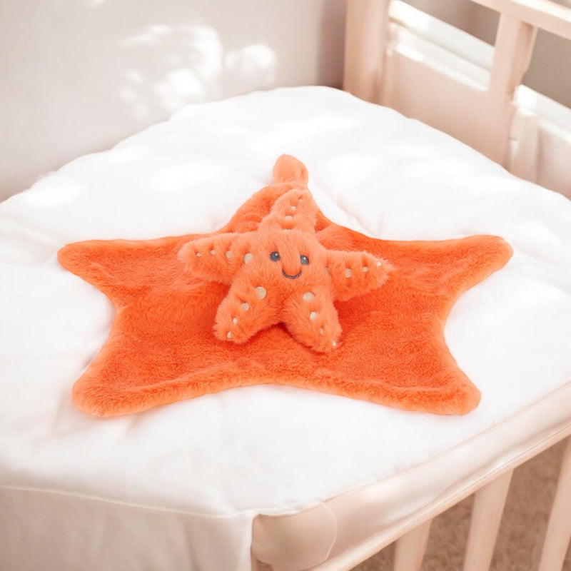 Keeleco Baby Squish Starfish Blanket (100% Recycled) - 32cm