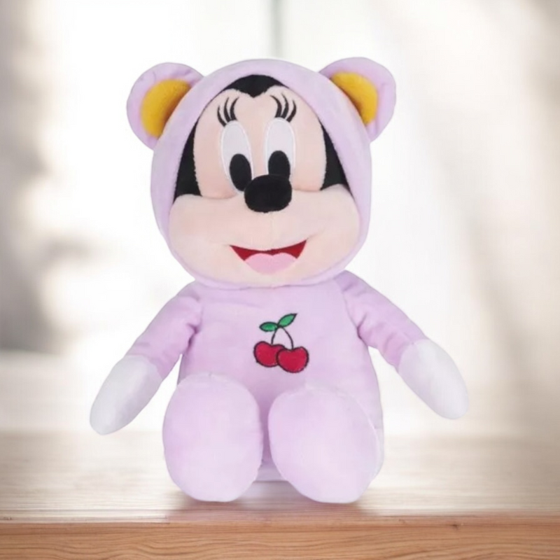 Disney Minnie Mouse Soft Toy in Fruity Teddy Bear Onesie - 30cm