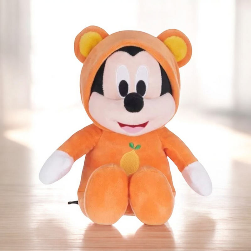 Disney Mickey Mouse Soft Toy in Fruity Teddy Bear Onesie - 30cm