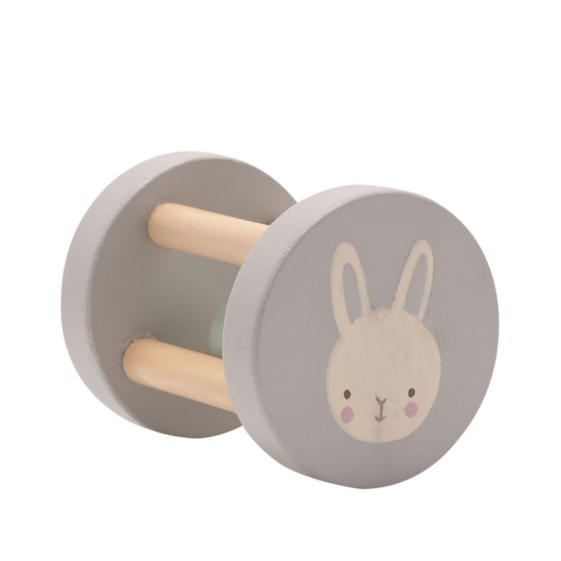 Bambino Rosie the Rabbit Wooden Drum Rattle