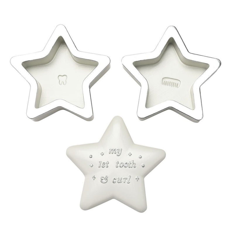 Bambino 'My 1st Tooth & Curl' Stackable Star-Shaped Keepsake Boxes