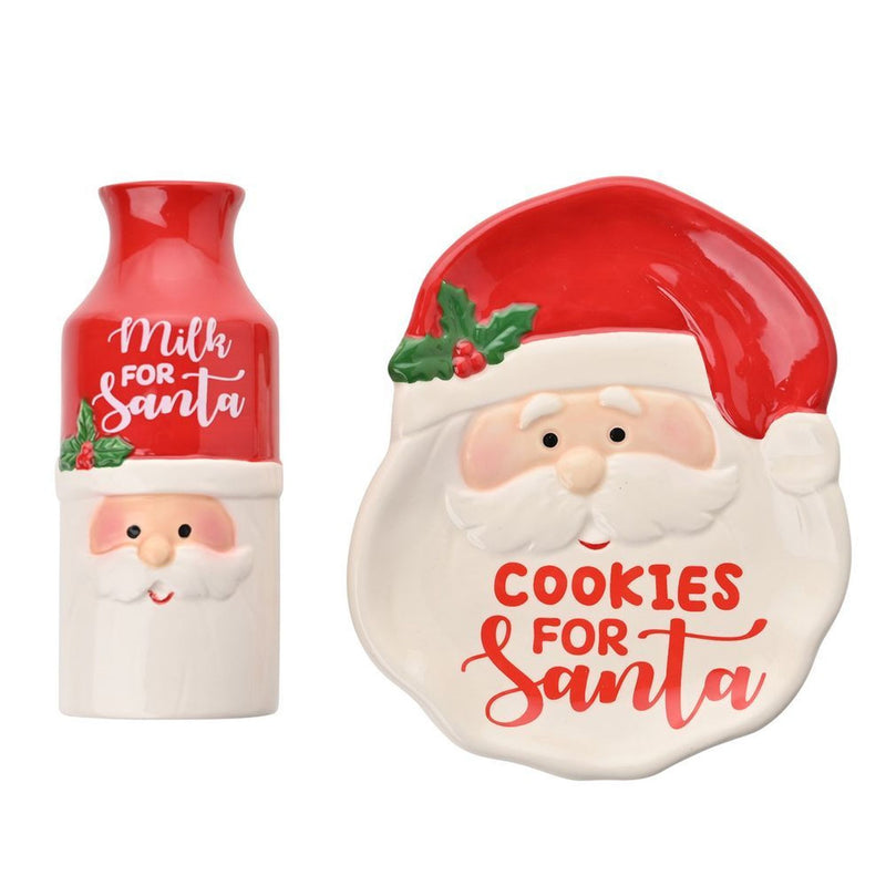 Christmas Eve Milk & Cookies for Santa Set