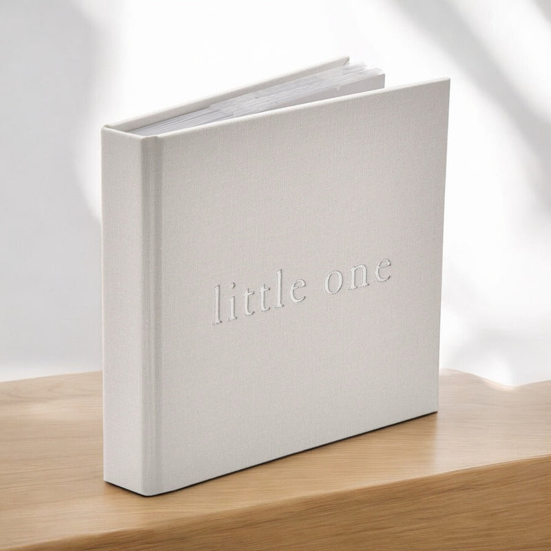 Bambino 'Little One' White Linen Photo Album