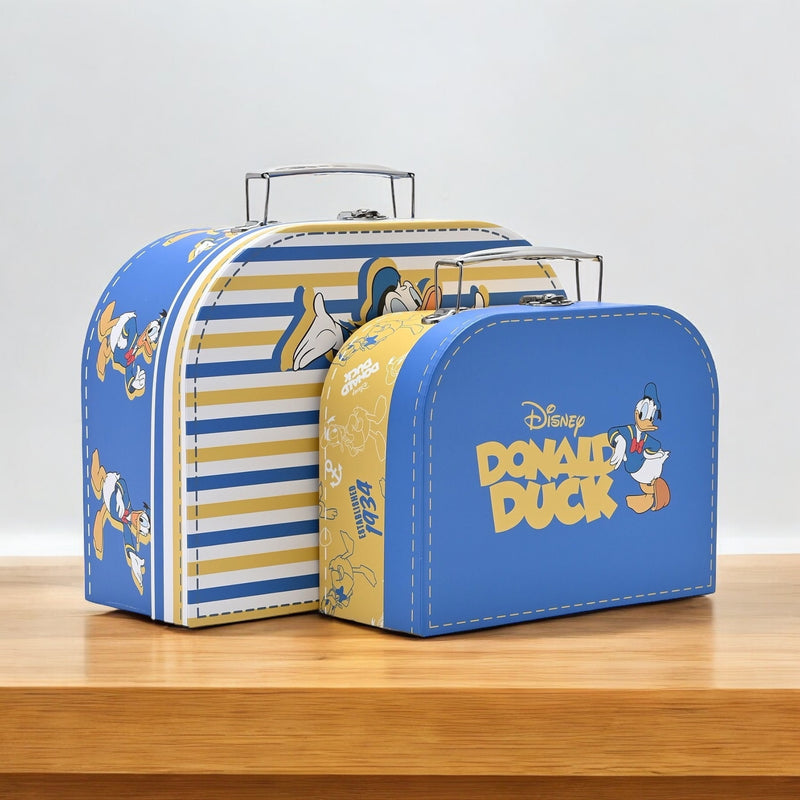 Disney Donald Duck Set of 2 Suitcase Storage Boxes