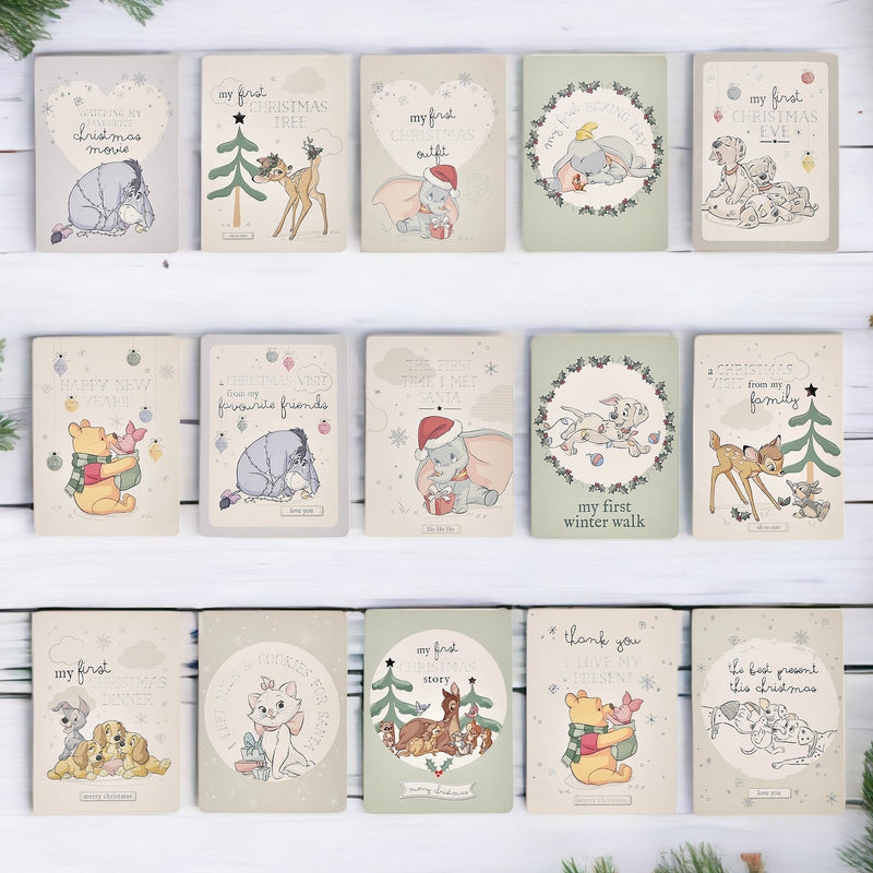 Disney Baby's First Christmas Milestone Cards