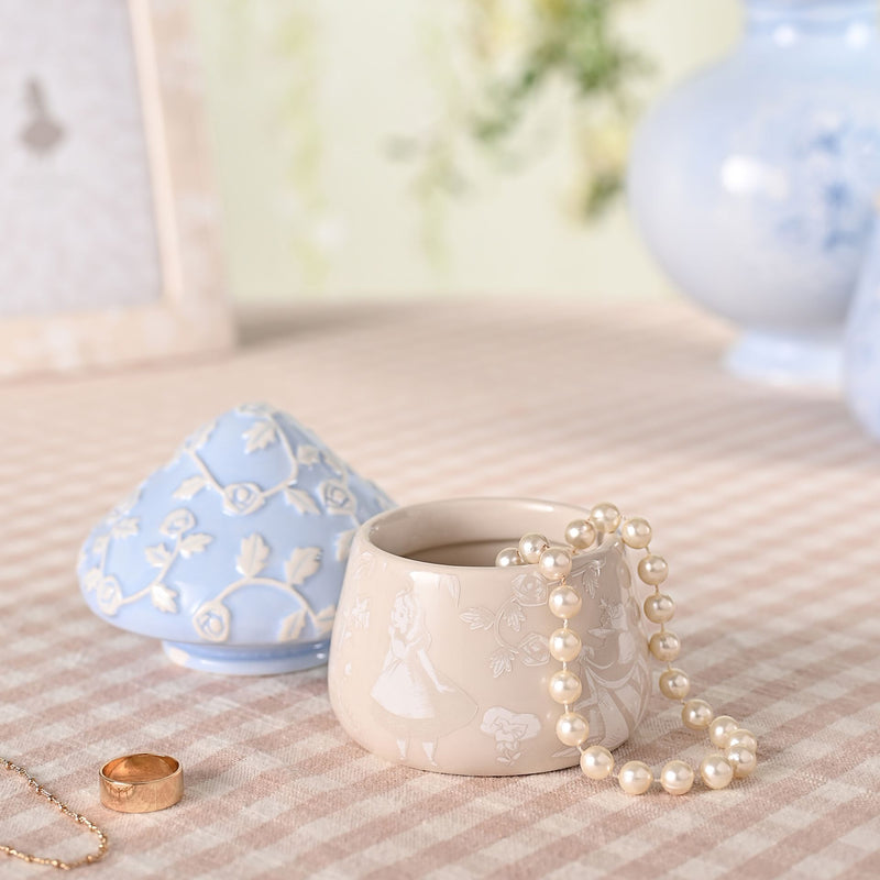 Disney Alice in Wonderland Mushroom Trinket Box