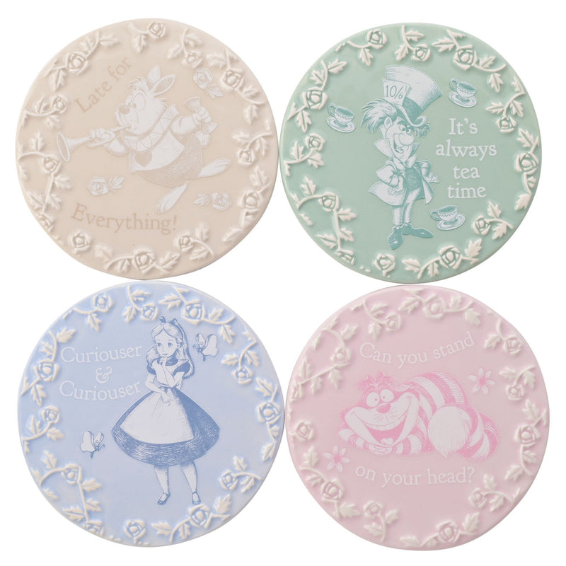 Disney Alice in Wonderland Set of 4 Coasters