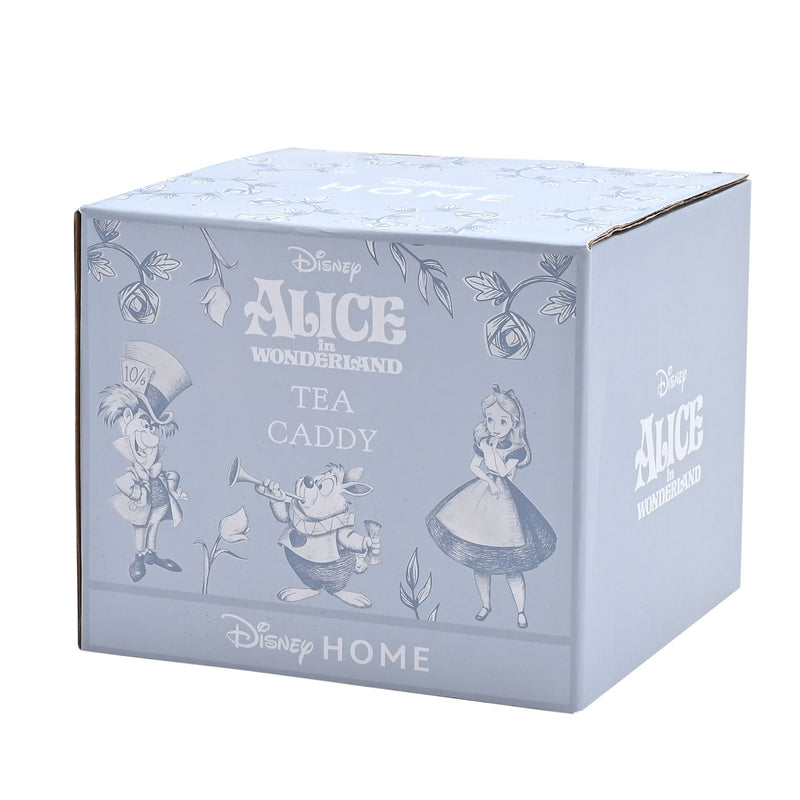 Disney Alice in Wonderland Tea Caddy Style Trinket Box