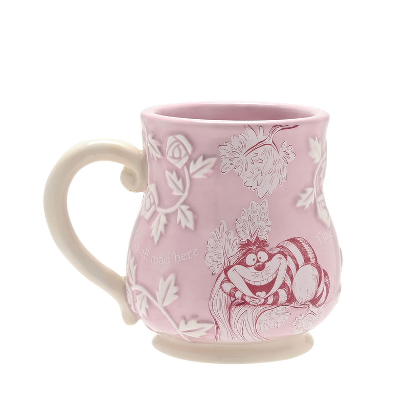 PRE-ORDER Disney Alice in Wonderland 'Cheshire Cat' Gift Boxed Embossed Mug