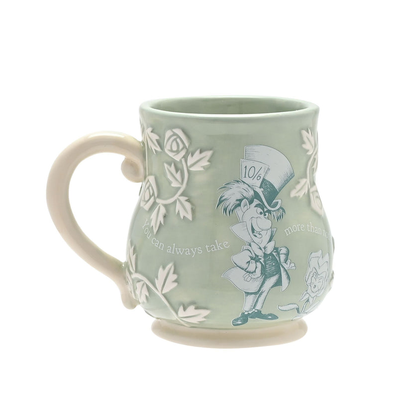 Disney Alice in Wonderland 'Mad Hatter' Gift Boxed Embossed Mug