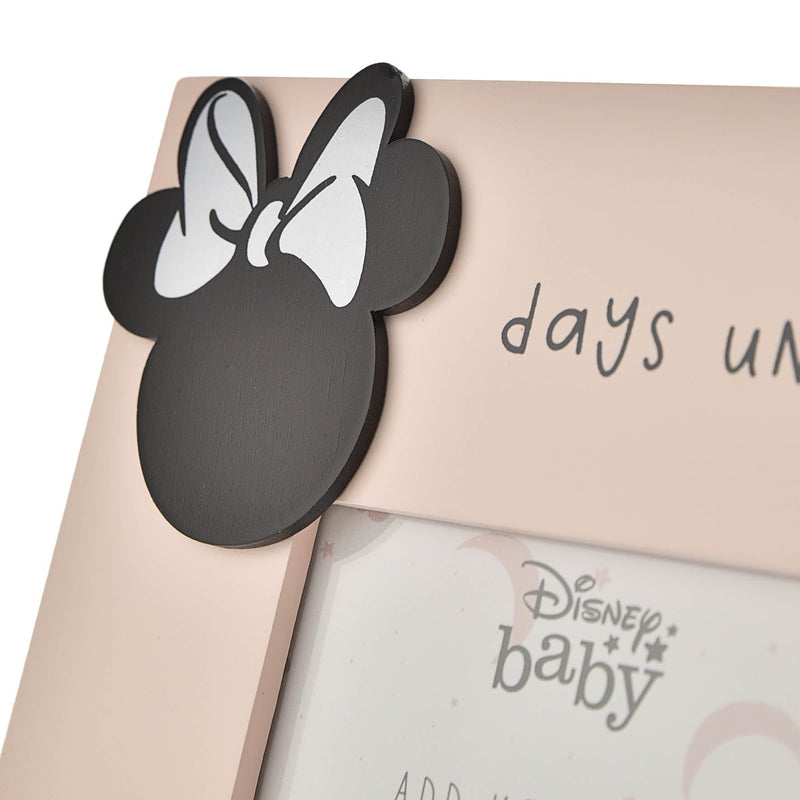 DAMAGED Disney Minnie Mouse Boxed Pink Scan Frame With Countdown