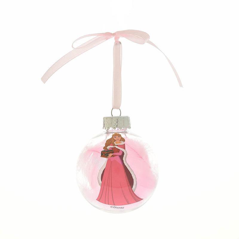 Disney Princesses Set of 12 Colourful Feather-Filled Baubles