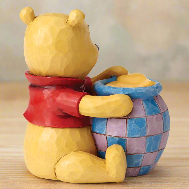 Disney Traditions Winnie the Pooh with Hunny Pot Mini Figurine