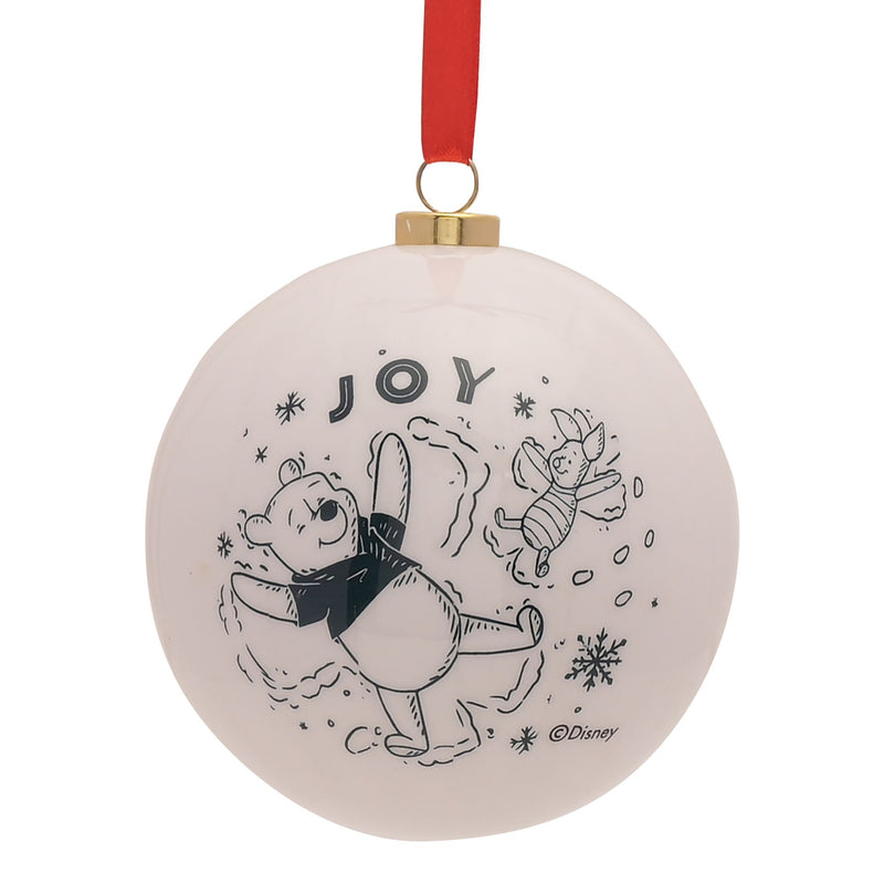 Disney Winnie the Pooh Classic Christmas Set of 12 Baubles