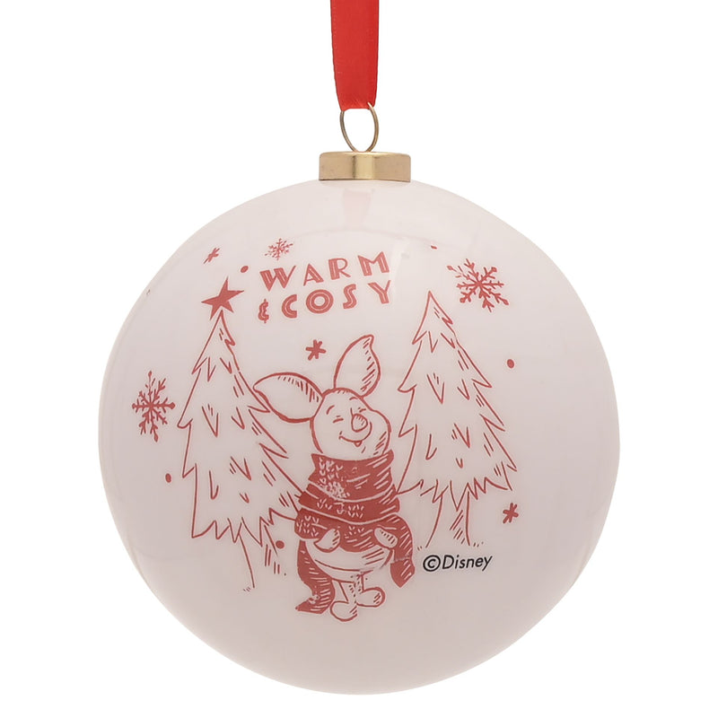 Disney Winnie the Pooh Classic Christmas Set of 12 Baubles