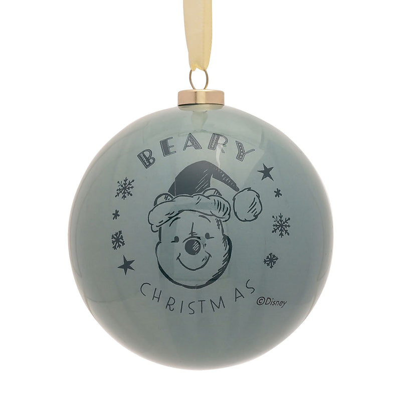 Disney Winnie the Pooh Classic Christmas Set of 12 Baubles