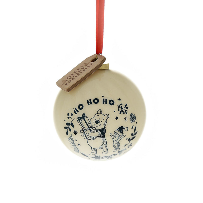 Disney Winnie the Pooh Classic Christmas Set of 4 Baubles