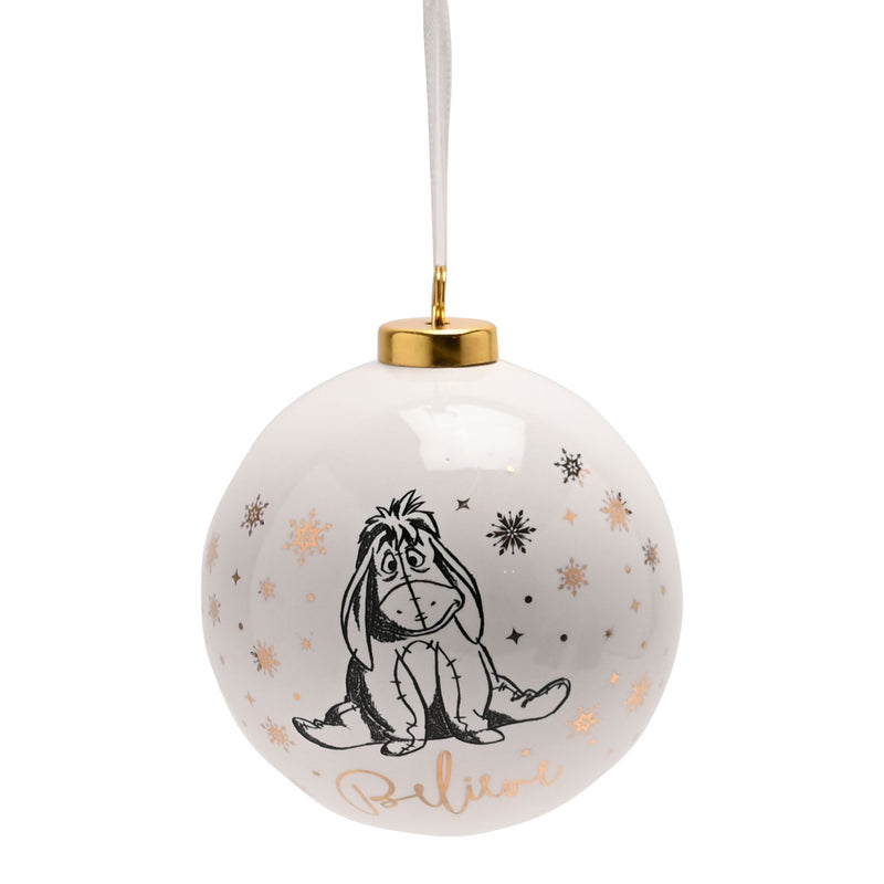 Disney Winnie the Pooh Eeyore Ceramic Gift Boxed Bauble