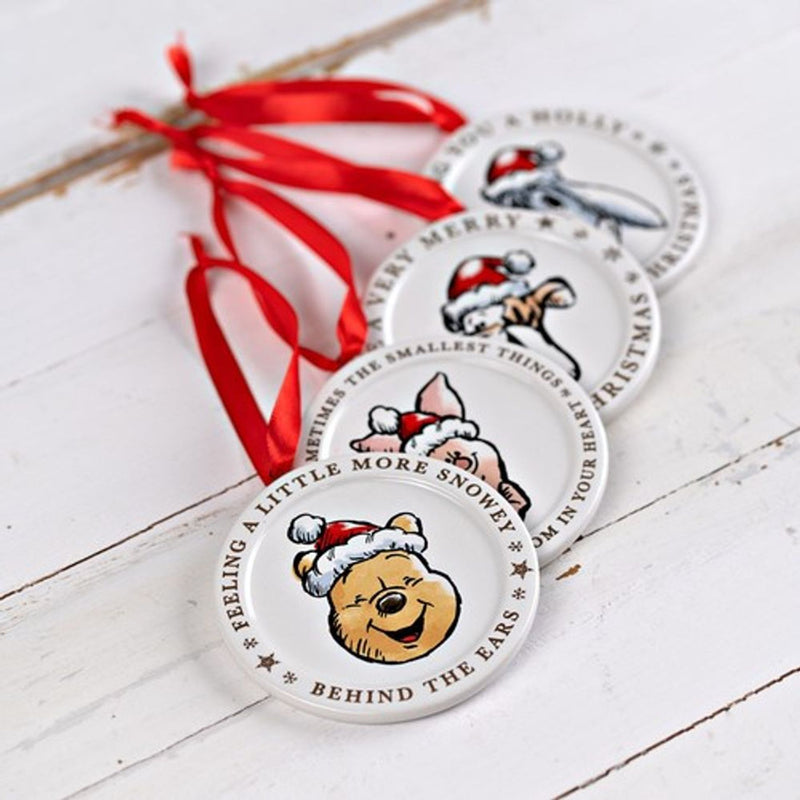 Disney Winnie the Pooh Small Christmas Ceramic Decoration