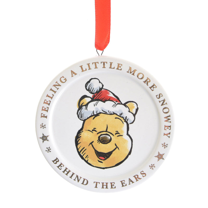 Disney Winnie the Pooh Small Christmas Ceramic Decoration