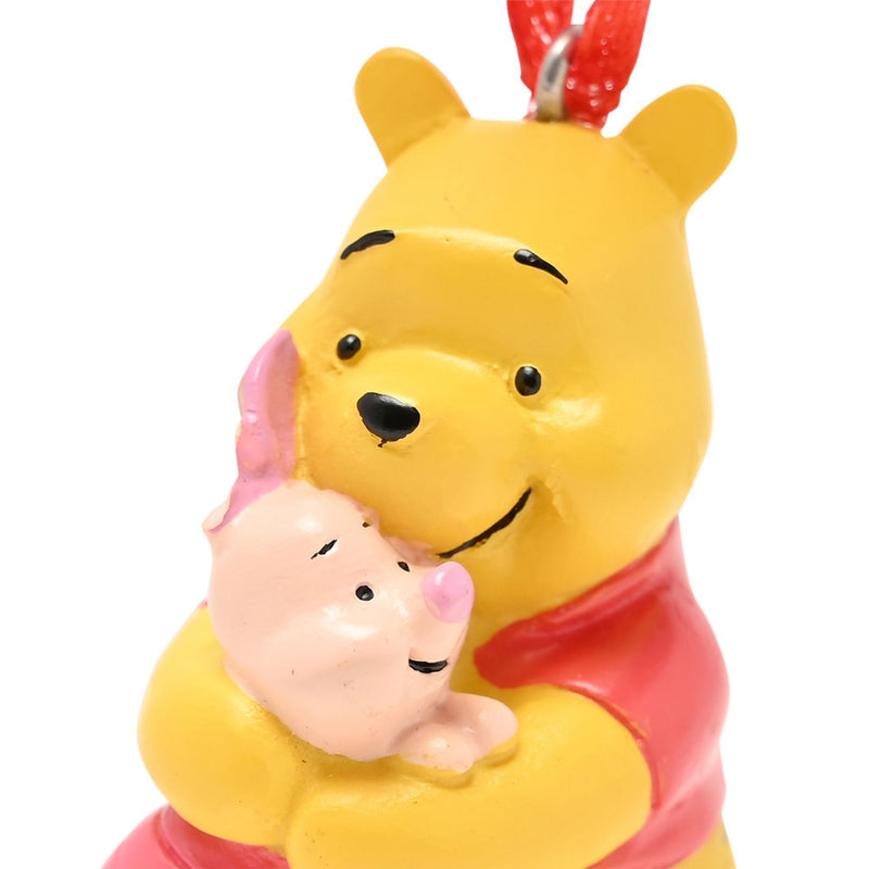 Disney Winnie the Pooh & Piglet Resin Small Hanging Christmas Decoration