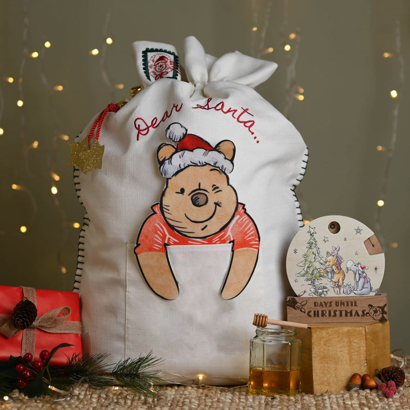 Disney Winnie the Pooh 'Dear Santa' Christmas Sack