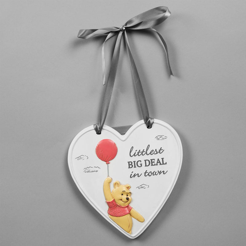 Disney Winnie the Pooh 'Littlest Big Deal' Resin Plaque in Gift Box