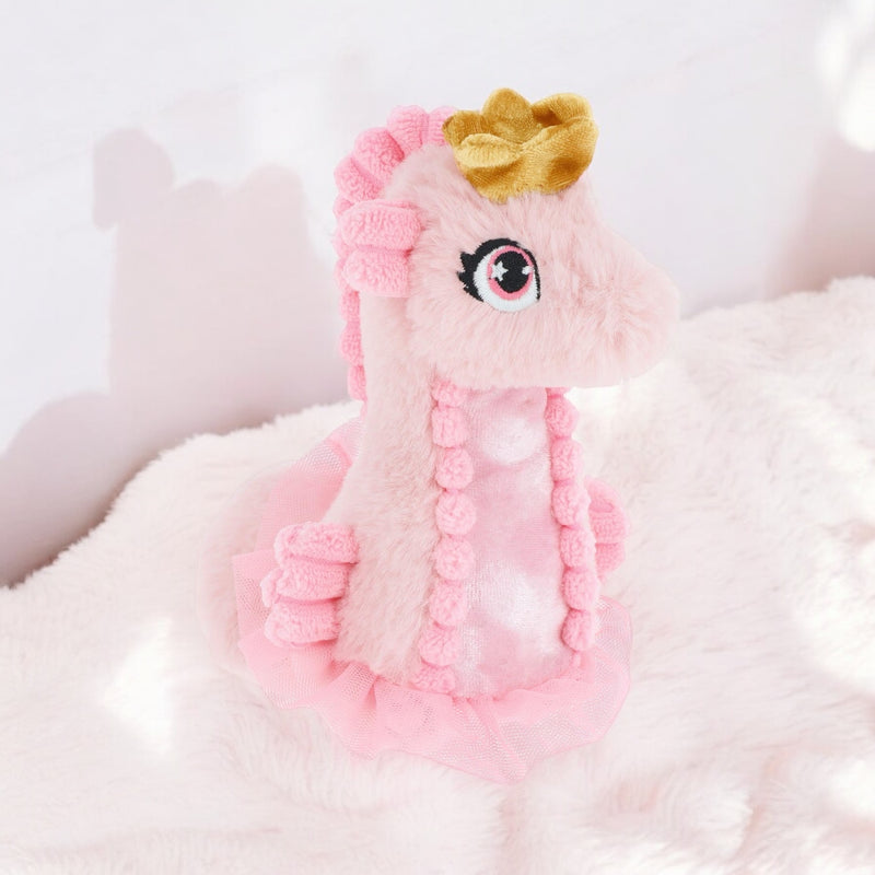 Keeleco Pink Seahorse Plush Toy (100% Recycled) - 14cm