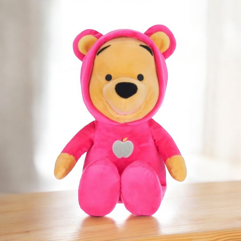 Disney Winnie the Pooh Soft Toy in Fruity Teddy Bear Onesie - 30cm