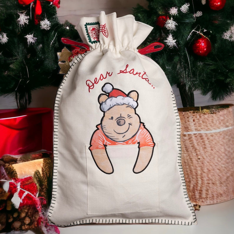 Disney Winnie the Pooh 'Dear Santa' Christmas Sack