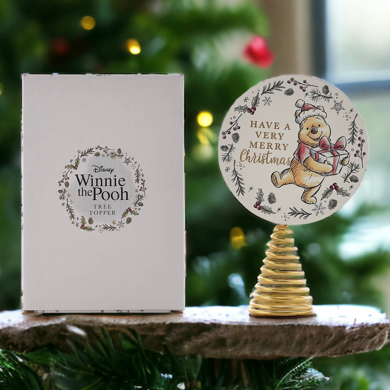 Disney Baby Winnie the Pooh 'Have a Very Merry Christmas' Tree Topper