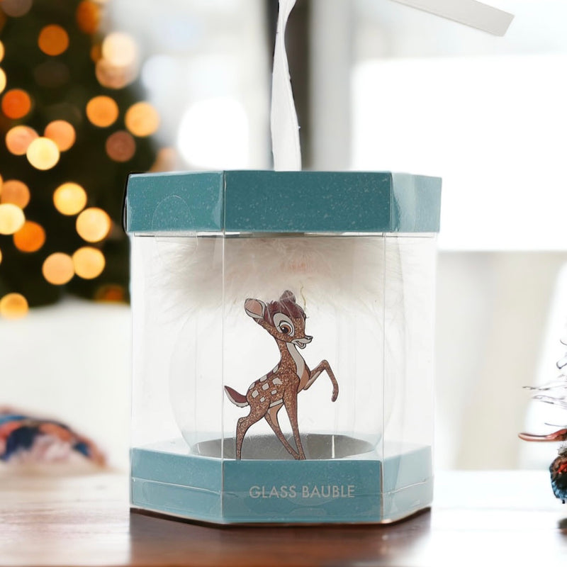 Disney Bambi Feather Christmas Bauble