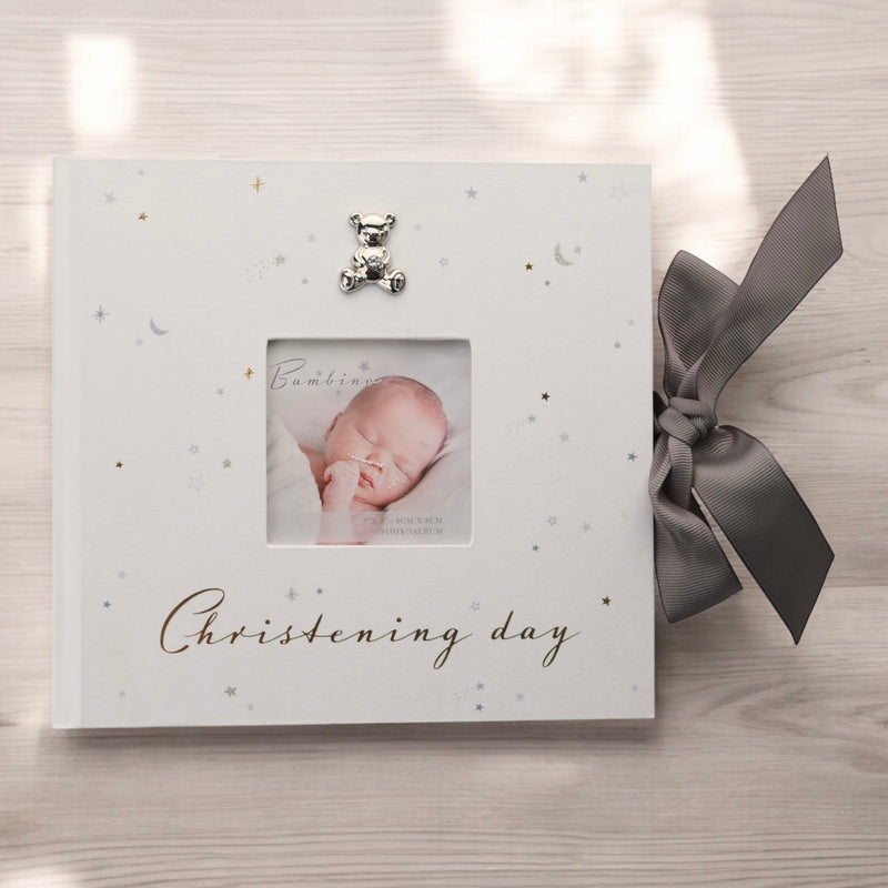 Bambino Christening Day Photo Album in Gift Box