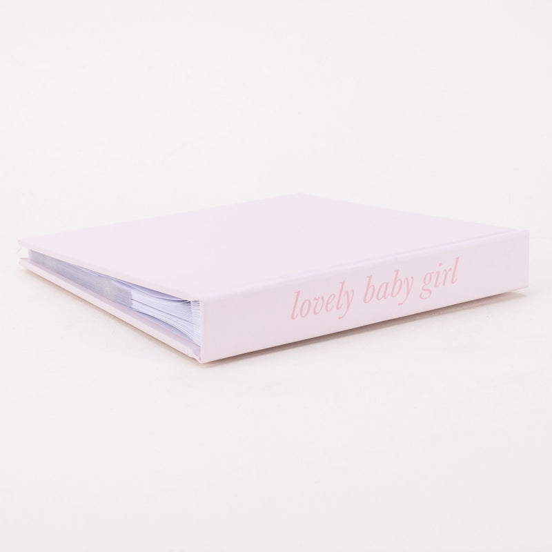 Hello Baby Carousel Design Pink 'Lovely Baby Girl' Photo Album