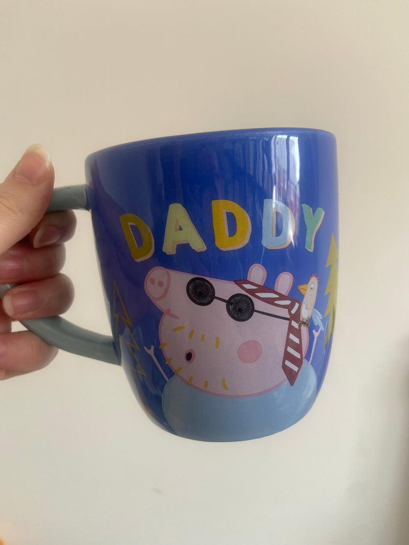 MISSING CHILD MUG Peppa Pig 'Daddy & Me' Gift Boxed Mug Set