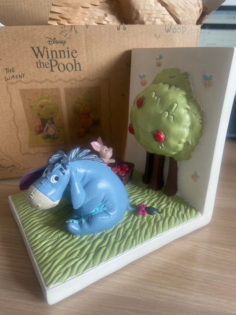 DAMAGED Disney Winnie the Pooh Hundred Acre Wood Bookends