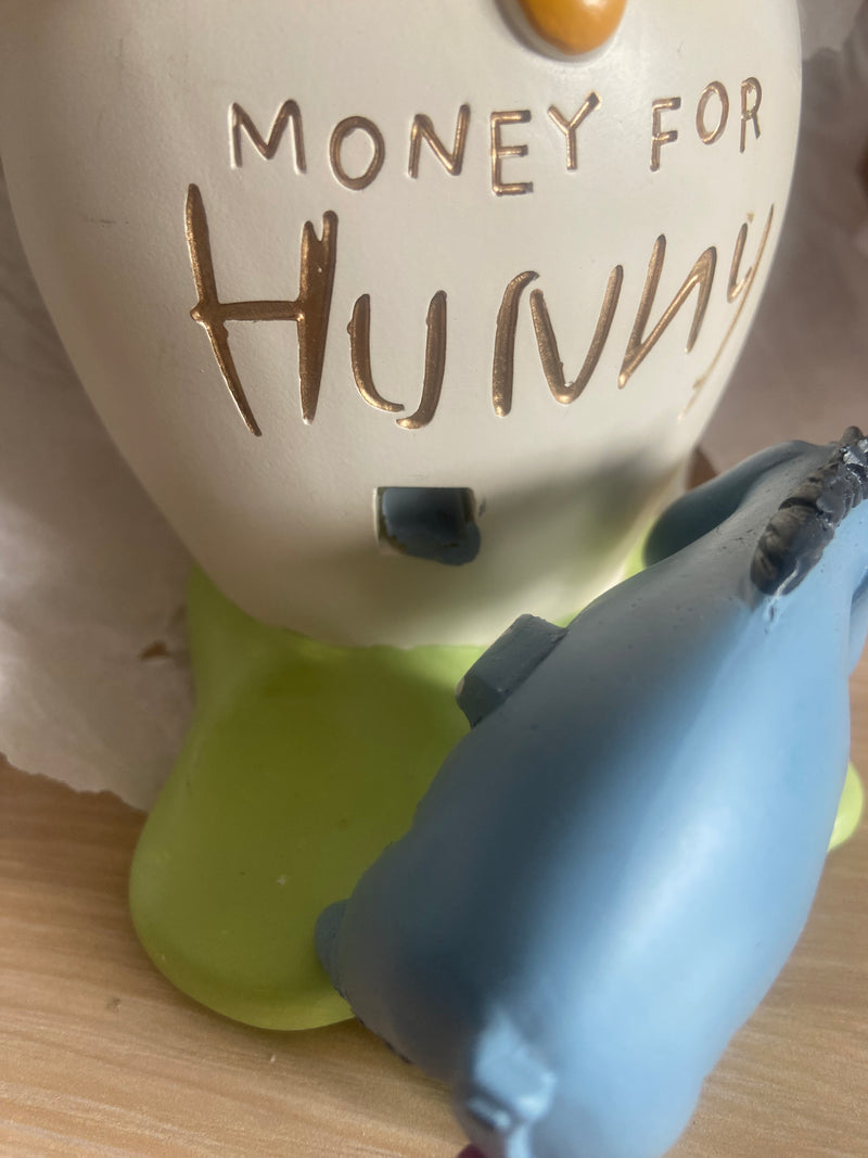 DAMAGED Disney Winnie the Pooh Resin 'Money for Hunny' Money Bank