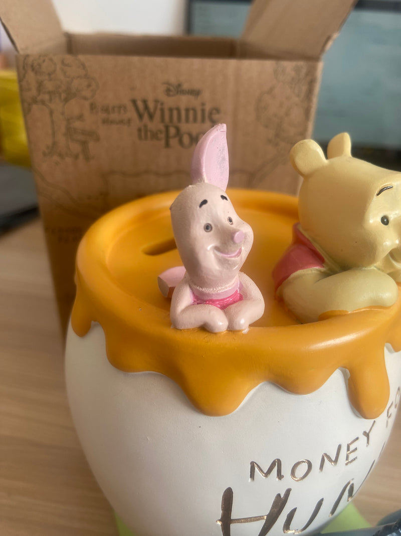 DAMAGED Disney Winnie the Pooh Resin 'Money for Hunny' Money Bank