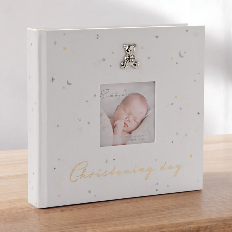 Bambino Christening Day Photo Album in Gift Box