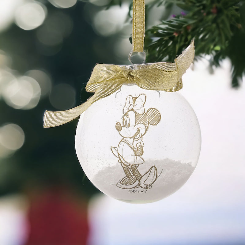 Disney Set of 2 Minnie & Mickey Gift Boxed Baubles