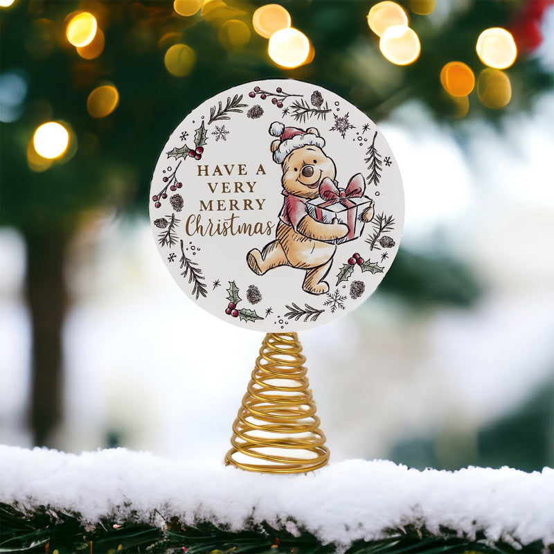 Disney Baby Winnie the Pooh 'Have a Very Merry Christmas' Tree Topper