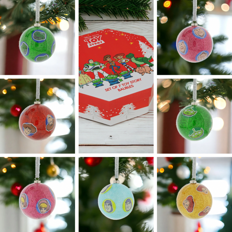 Disney Toy Story Set of 7 Boxed Baubles