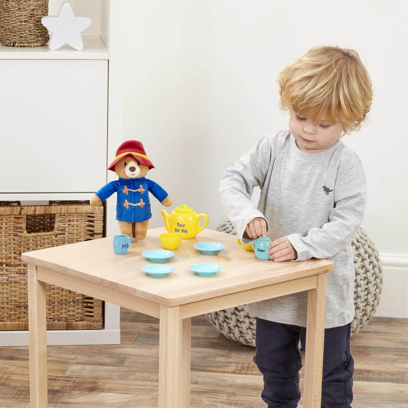 Paddington Soft Toy and Tea Set in Suitcase