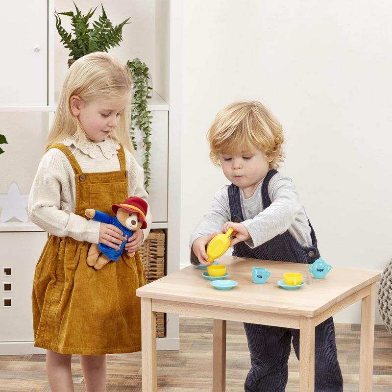 Paddington Soft Toy and Tea Set in Suitcase